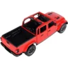 2021 Jeep Gladiator Rubicon (Open Top) Pickup Truck Red 1/24-1/27 Diecast Model Car By Motormax