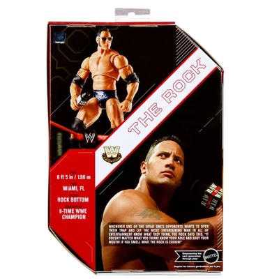 WWE Legends Ultimate The Rock Action Figure 2 WWE Legends Ultimate The Rock Action Figure - Image 2