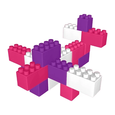 Waloo Sports Jumbo Building Blocks 43pc Set - Pink/Purple/White 2 Waloo Sports Jumbo Building Blocks 43pc Set - Pink/Purple/White - Image 2