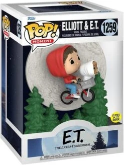 Funko Pop! Moment: E.T. The Extra-Terrestrial - Elliot And E.T. Flying