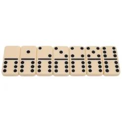 WE Games Double 6 Dominoes - Ivory With Black Vinyl Case -FUNKO Shop GUEST 7ab0048d e3b1 4a6c bd36 d158b13c548c