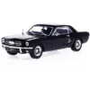 1967 Ford Mustang Coupe Matt Black (Adonis Creed's) "Creed" (2015) Movie 1/43 Diecast Model Car By Greenlight