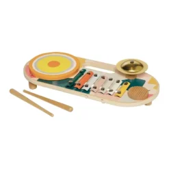 Manhattan Toy Beats To Go Wooden Toddler And Preschool Musical Learning Toy Xylophone, Drum, Cymbal And Washboard -FUNKO Shop GUEST 7c9f0b28 425f 426e 8dbd 29b6b6524a92