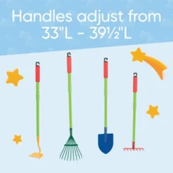 HearthSong Durable Kids' Grow-With-Me Red Wheelbarrow And Adjustable Garden Tool Set; Includes Wheelbarrow, Shovel, Hoe, Leaf Rake, And Soil Rake 9 HearthSong Durable Kids' Grow-With-Me Red Wheelbarrow And Adjustable Garden Tool Set; Includes Wheelbarrow, Shovel, Hoe, Leaf Rake, And Soil Rake -FUNKO Shop GUEST 7d8a30e9 be82 42fb a0a7 2b14f0992dbb