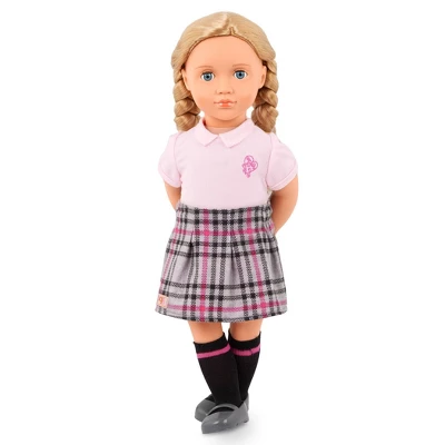 Our Generation Hally With Storybook & Accessories 18" Posable School Doll 2 Our Generation Hally With Storybook & Accessories 18" Posable School Doll - Image 2