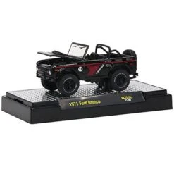 1971 Ford Bronco Off-Road #71 Black "Yokohama Racing" Limited Ed To 4400 Pieces Worldwide 1/64 Diecast Model Car By M2 Machines