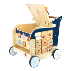 Small Foot Wooden Whale Baby Walker And Activity Center