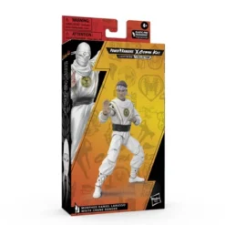 Power Rangers Lightning Collection Mighty Morphin X Cobra Kai Daniel LaRusso Morphed White Crane Ranger Action Figure (Target Exclusive)