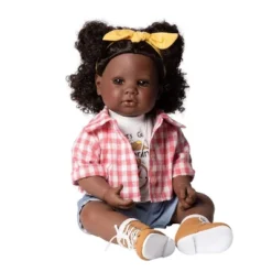 Adora Realistic Black Baby Doll Happy Camper Toddler Doll - 20 Inch, Soft CuddleMe Vinyl, Black Hair, Brown Eyes 12 Adora Realistic Black Baby Doll Happy Camper Toddler Doll - 20 Inch, Soft CuddleMe Vinyl, Black Hair, Brown Eyes -FUNKO Shop GUEST 8266a672 3b8b 42ae 8c8f 632be7b99440