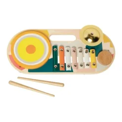 Manhattan Toy Beats To Go Wooden Toddler And Preschool Musical Learning Toy Xylophone, Drum, Cymbal And Washboard -FUNKO Shop GUEST 82c1580d 5f72 479c 9728 ade075089b10