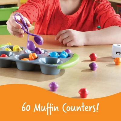 Learning Resources Mini Muffin Match Up, Fine Motor Game, Ages 3+ 2 Learning Resources Mini Muffin Match Up, Fine Motor Game, Ages 3+ - Image 2