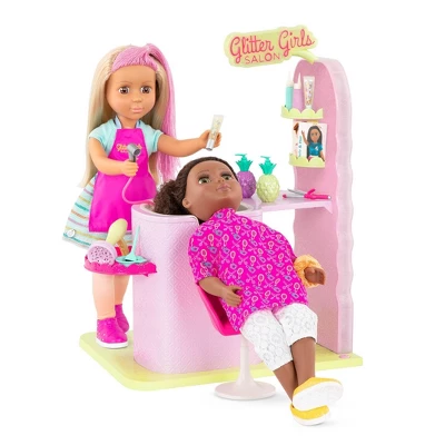 Glitter Girls Hair Salon Playset & Styling Accessories For 14" Dolls 2 Glitter Girls Hair Salon Playset & Styling Accessories For 14" Dolls - Image 2