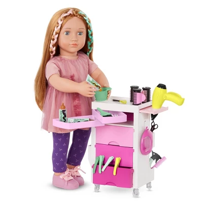 Our Generation Salon Cart & Styling Accessories Set For 18" Dolls 2 Our Generation Salon Cart & Styling Accessories Set For 18" Dolls - Image 2