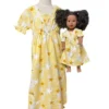 Doll Clothes Superstore Matching Girl And Doll Size 8 Yellow Star Nightgowns