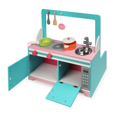 Badger Basket Retro Diner And Kitchen Doll Playset With Accessories 5 Badger Basket Retro Diner And Kitchen Doll Playset With Accessories - Image 5