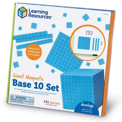 Learning Resources Giant Magnetic Base Ten Set, Ages 6+ 4 Learning Resources Giant Magnetic Base Ten Set, Ages 6+ - Image 4