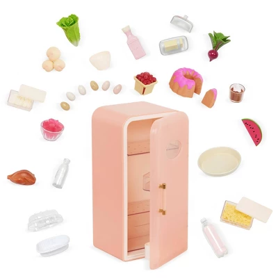 Our Generation Perfectly Fresh Mini Fridge & Play Food Accessory Set For 18" Dolls 5 Our Generation Perfectly Fresh Mini Fridge & Play Food Accessory Set For 18" Dolls - Image 5