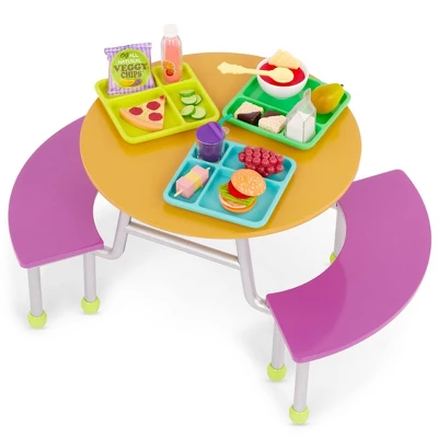 Our Generation Cafeteria Table School Accessory Set For 18" Dolls 1 Our Generation Cafeteria Table School Accessory Set For 18" Dolls
