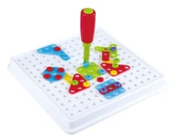 Kidoozie Create & Construct Building Kit, S.T.E.A.M Mosaic Art Activity For Children Ages 3+