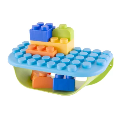 UNiPLAY Building Blocks Shelf With Storage 11pc Set, Infant And Toddler Sensory Toy And Storage Bin, Ages 3 Months And Up 8 UNiPLAY Building Blocks Shelf With Storage 11pc Set, Infant And Toddler Sensory Toy And Storage Bin, Ages 3 Months And Up - Image 8