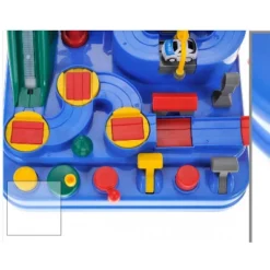 Ready! Set! Play! Link Race Track Vehicle Obstacle Course And Puzzle Playset For Kids