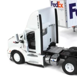 Diecast Masters 1/50 Limited Edition FedEx Peterbilt 579 Single Axle Day Cab W/ 2 Wabash 28’ Pup Trailers 65190 -FUNKO Shop GUEST 8af056e1 9d01 4407 8a64 84553a07e1b6