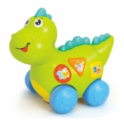 Insten Musical Dinosaur Toy With Lights, Sounds, And Educational Activities For Toddlers