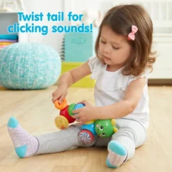 Kidoozie Press N Go Inchworm - Developmental Toy For Toddlers Ages 12 Months And Older