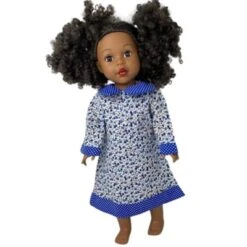 Doll Clothes Superstore Size 5 Matching Girl And Doll Blue Flower Dresses -FUNKO Shop GUEST 8ca36763 cd75 4dae a062 cd1e6917b61a