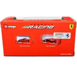 Ferrari F1-75 #55 C. Sainz "Ferrari Racing" F1 World Championship 2022 "Formula Racing" Series 1/43 Diecast Model Car By Bburago