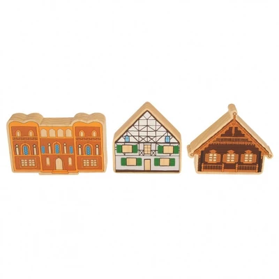 Trenak Trading Homes Around The World Wooden Blocks - Set Of 15 5 Trenak Trading Homes Around The World Wooden Blocks - Set Of 15 - Image 5