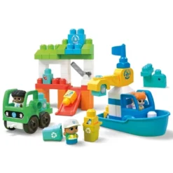 MEGA BLOKS Green Town Ocean Time Clean Up Building Toy Blocks - 70pcs -FUNKO Shop GUEST 907330c5 1fe6 4fe6 83db 161c2b9d16e8