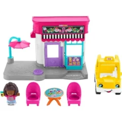 Fisher Price Fisher-Price Little People Barbie City Adventures Cafe And Cab Playset -FUNKO Shop GUEST 907c3ab6 f089 4f1d 9d7d 530619a9709a