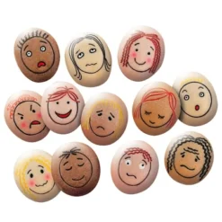 Kaplan Early Learning Emotions Dough Rollers & Tactile Emotion Stones