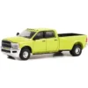 2019 Ram 3500 Big Horn Pickup Truck National Safety Yellow "Dually Drivers" Series 11 1/64 Diecast Model Car By Greenlight