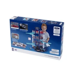 Theo Klein Ford Interactive Toy Car Park 4 Level Full Service Racing Parking Garage Play Set With 2 Cars Included For Kids Ages 3 Years Old And Up