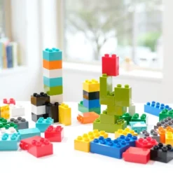 Strictly Briks Toy Large Building Blocks For Kids And Toddlers, 100% Compatible With All Major Brands,10 Multi Colors, 84 Pieces - Ages 3 And Up -FUNKO Shop GUEST 9413b970 c05b 4da6 8375 c97fe009ebec