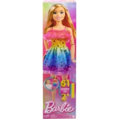 Barbie 28" Large Doll With Blond Hair And Rainbow Dress -FUNKO Shop GUEST 95283227 f042 4f10 a915 bd469cb6135d