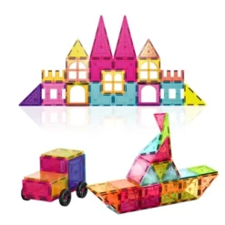 Contixo ST1 -Kids Toy Magnet Tiles -150 PCS 3D Building Blocks STEM Construction -FUNKO Shop GUEST 9727695a 83f9 4559 bd87 328aab6b167a