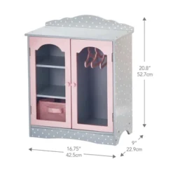 Olivia's Little World Polka Dots Princess Toy Closet With Hangers For 18" Dolls, Gray/Pink -FUNKO Shop GUEST 975b3ef4 1c5d 4f65 8056 fa1ca6e0a2a5