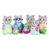 Li'l Woodzeez Miniature Animal Figurine Set - Daintypaw Cat Family