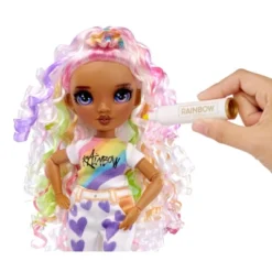 Rainbow High Color & Create DIY Fashion Doll - Purple Eyes/Curly Hair 9 Rainbow High Color & Create DIY Fashion Doll - Purple Eyes/Curly Hair -FUNKO Shop GUEST 98538444 cf01 4911 a1d1 f11b0069720b