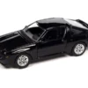 1987 Mitsubishi Starion Serbia Black "Modern Muscle" Limited Edition 1/64 Diecast Model Car By Auto World