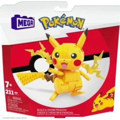Mega Construx MEGA Pokémon Build & Show Pikachu Building Set - 211pcs -FUNKO Shop GUEST 98b906a4 517f 49aa 8ca0 c470523cee01