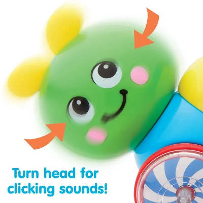 Kidoozie Press N Go Inchworm - Developmental Toy For Toddlers Ages 12 Months And Older 4 Kidoozie Press N Go Inchworm - Developmental Toy For Toddlers Ages 12 Months And Older - Image 4