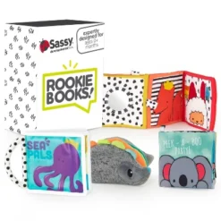 Sassy Toys Rookie Books Gift Set - 4pc
