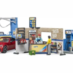 Bruder Bworld Gas Service Station With Shop, Car Wash And Roadster Car -FUNKO Shop GUEST 9f2e7464 e53a 4326 ab10 3960866178d5