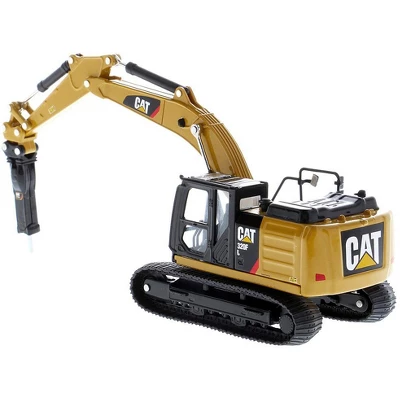 CAT Caterpillar 320F L Hydraulic Tracked Excavator With 5 Work Tools "Play & Collect!" 1/64 Diecast Model By Diecast Masters 2 CAT Caterpillar 320F L Hydraulic Tracked Excavator With 5 Work Tools "Play & Collect!" 1/64 Diecast Model By Diecast Masters - Image 2