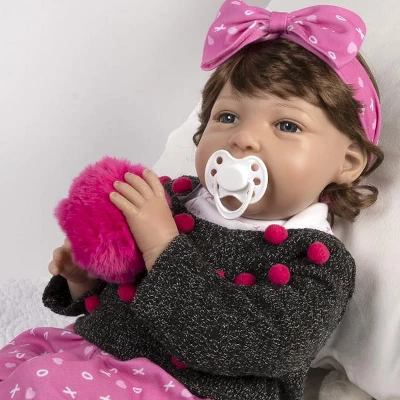 Paradise Galleries Realistic Toddler Doll - I Love You More With Magnetic Mouth And Pacifier, 21 Inch In SoftTouch Vinyl, 8-Piece Reborn Doll Gift Set 7 Paradise Galleries Realistic Toddler Doll - I Love You More With Magnetic Mouth And Pacifier, 21 Inch In SoftTouch Vinyl, 8-Piece Reborn Doll Gift Set - Image 7