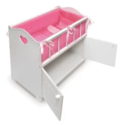 Badger Basket Storage Doll Crib With Bedding And Free Personalization Kit - White -FUNKO Shop GUEST a2b4c217 a1b1 43b7 a386 0f31d5ed7d83